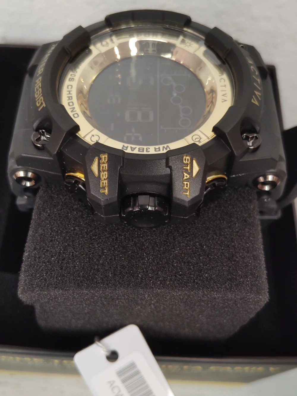Activa X Summit Black and Gold Digital Sport Watch - ActiStyle